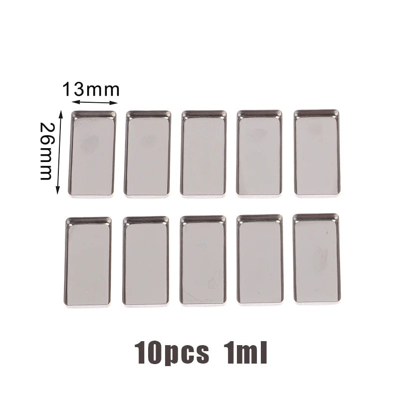Magnetic Aluminum Watercolor Travel Palette Box with Pans - Portable
