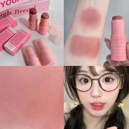 Waterproof Natural Cheek Blush Stick - Moisturizing Peach Contour
