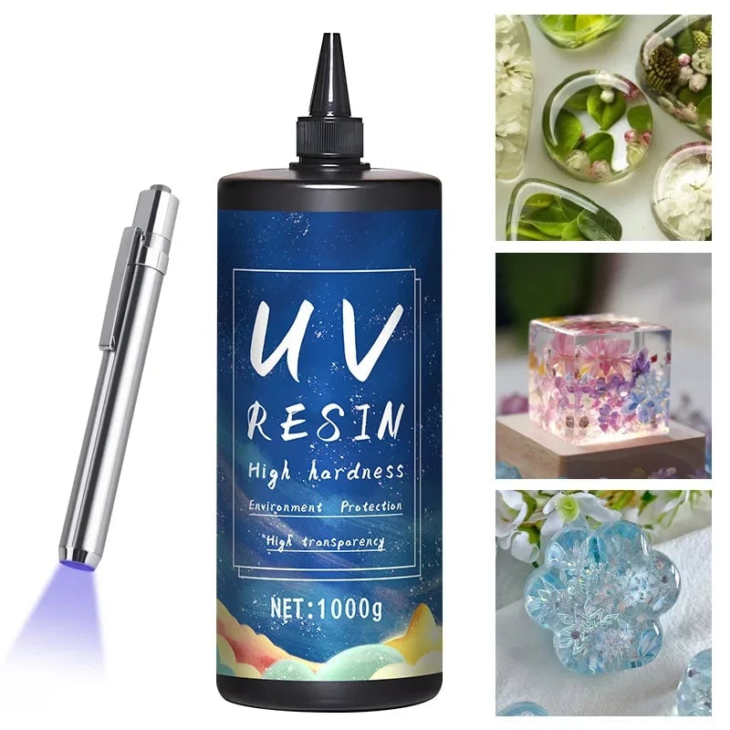 UV Resin Glue High Transparency Fast Drying DIY Jewelry Epoxy