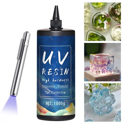 UV Resin Glue High Transparency Fast Drying DIY Jewelry Epoxy