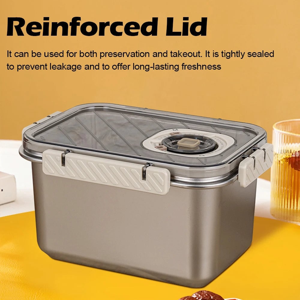 MTM 2200ml 304 Stainless Steel Airtight Bento Food Container