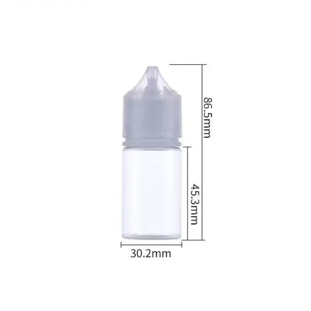 Portable Oil Filling Bottles 10-100ml PET Pointed Squeezable Dropper