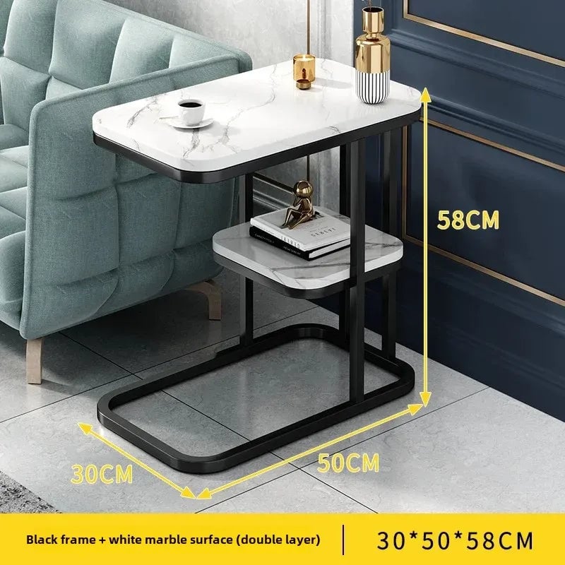Modern Square Side Table - Multi-Purpose End Table for Living Room
