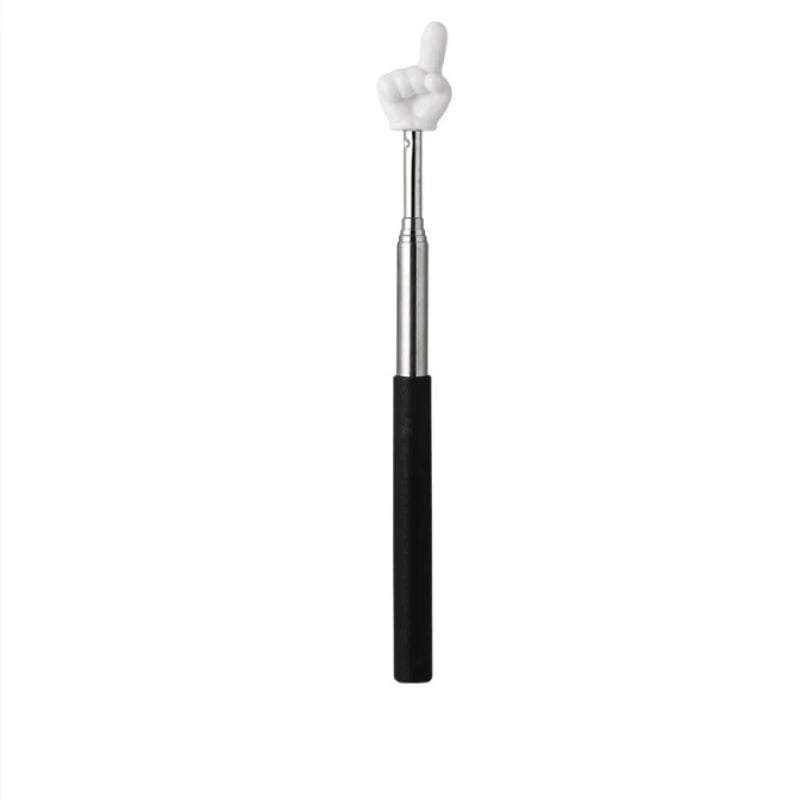 Telescopic Stainless Steel Teaching Pointer Rod - Finger Design Stick