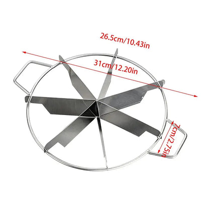 Stainless Steel Cake Divider 6/7/8 Portions Pizza Pie Cutter Tool