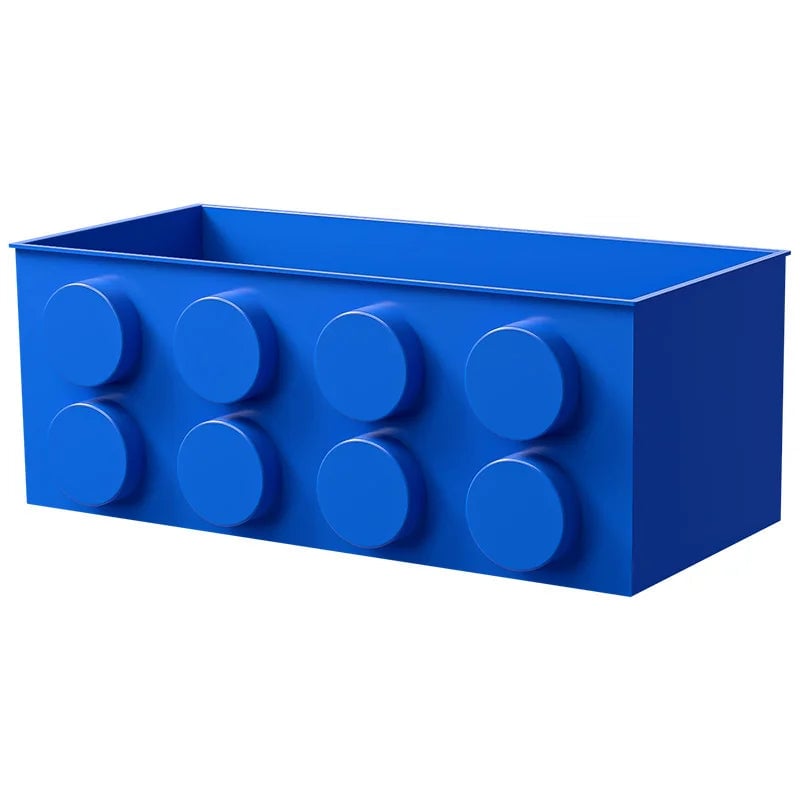 Magnetic Building Block Refrigerator Storage Rack Wall Mount
