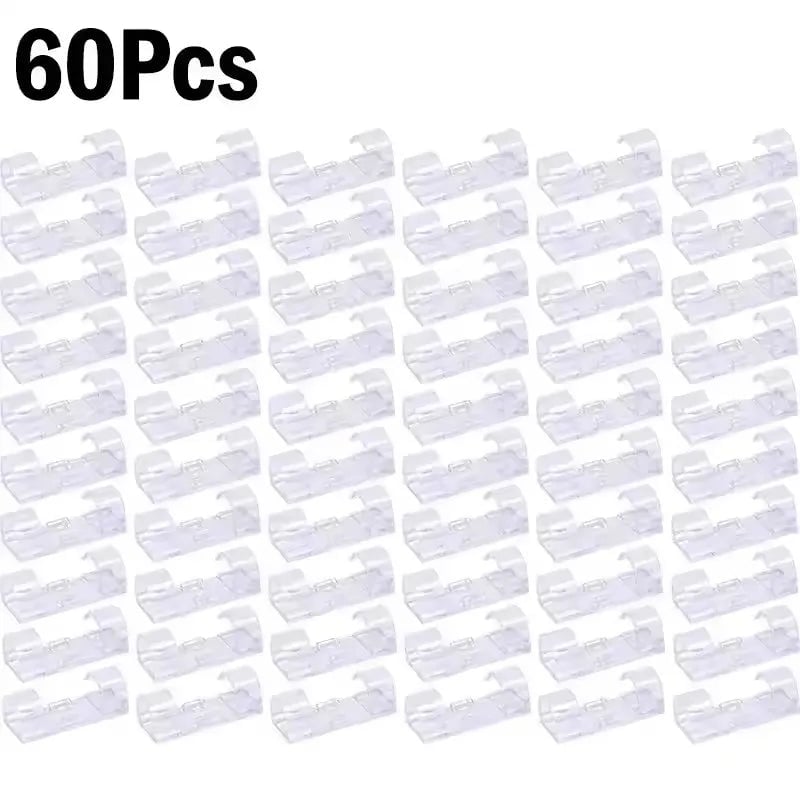 Self-Adhesive Cable Clips Organizer Wire Holder Cord Management