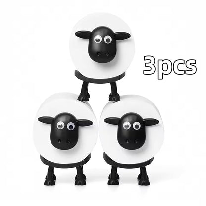 Adorable Sheep-Shaped Toilet Paper Holder - Durable Plastic Home Decor Holiday Party Essentials Toilet Paper Holder