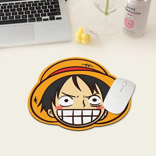Non-Slip Waterproof Gaming Mouse Pad Luffy Anime Design PC Laptop