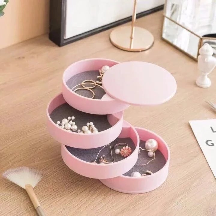 360° Rotating Desktop Organizer - Hair Accessories Jewelry Makeup