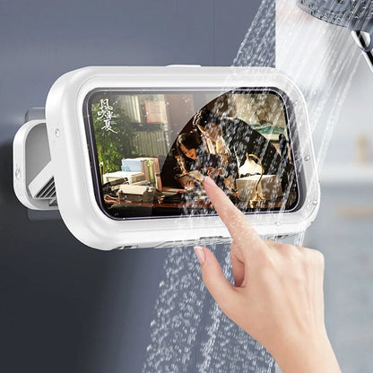 Waterproof Rotating Phone Mount - Adjustable Bathroom Shower Holder