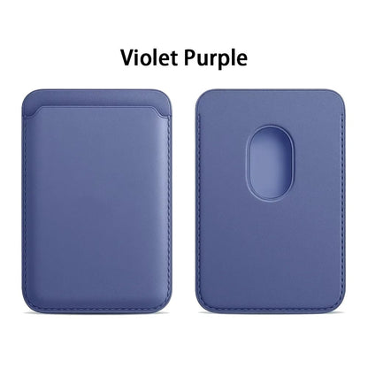 MagSafe Leather Wallet Case iPhone 16/15/14/13/12 Pro Max Magnetic
