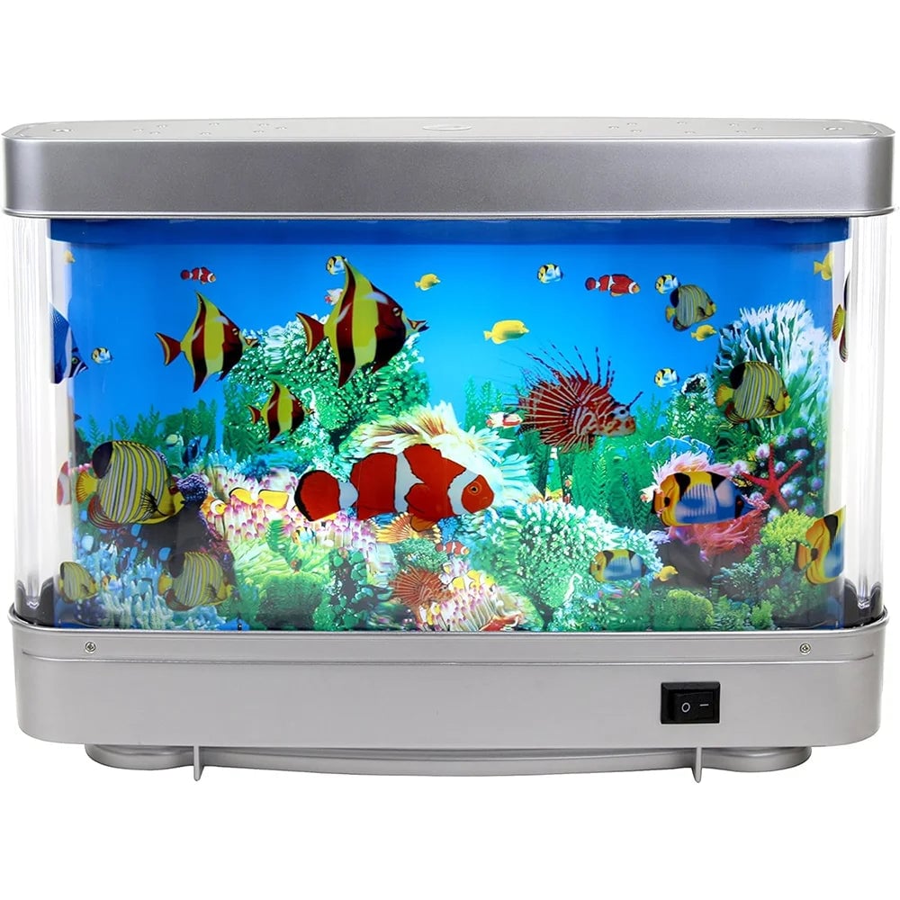 LED Tropical Fish Tank Night Light Artificial Aquarium Motion Lamp
