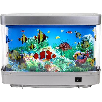 LED Tropical Fish Tank Night Light Artificial Aquarium Motion Lamp