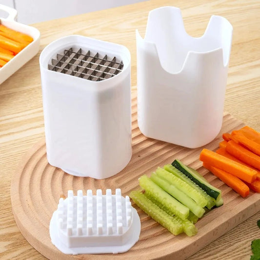 French Fry Cutter Natural Cut Slicer - Potato Vegetable Dicer Tool