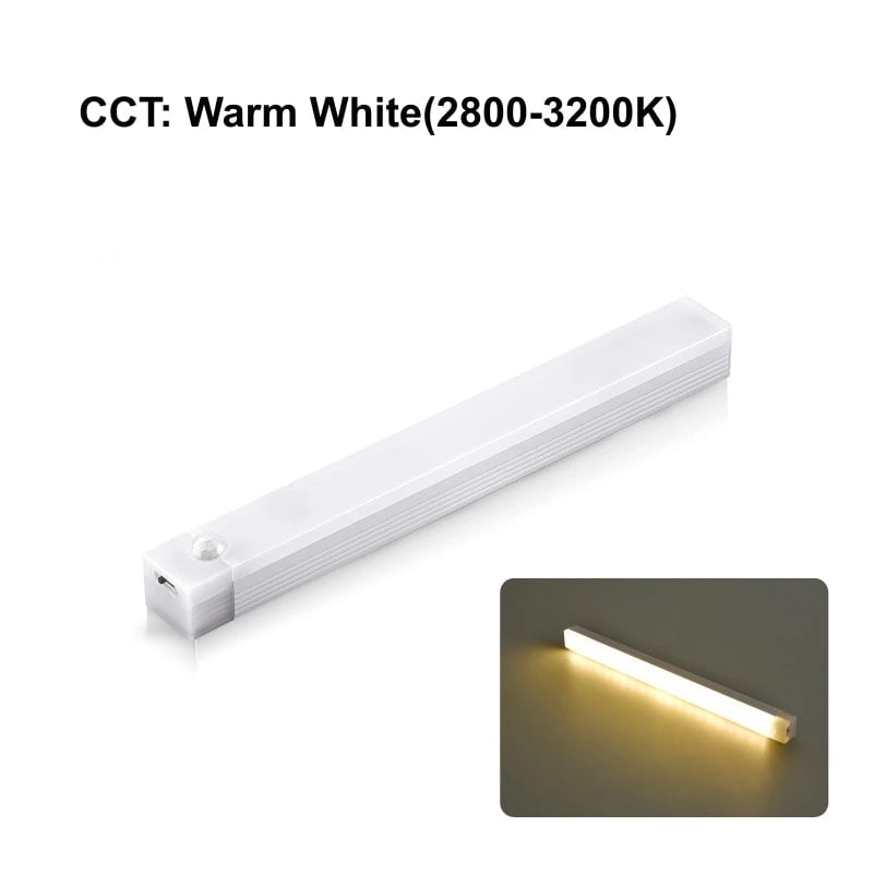USB Rechargeable PIR Motion Sensor LED Cabinet Light Wireless