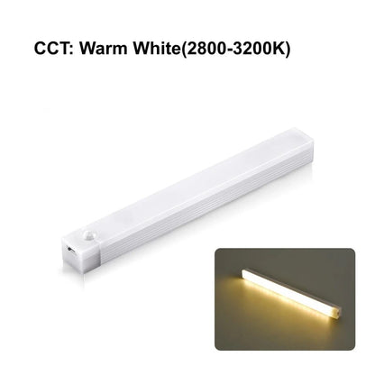 USB Rechargeable PIR Motion Sensor LED Cabinet Light Wireless