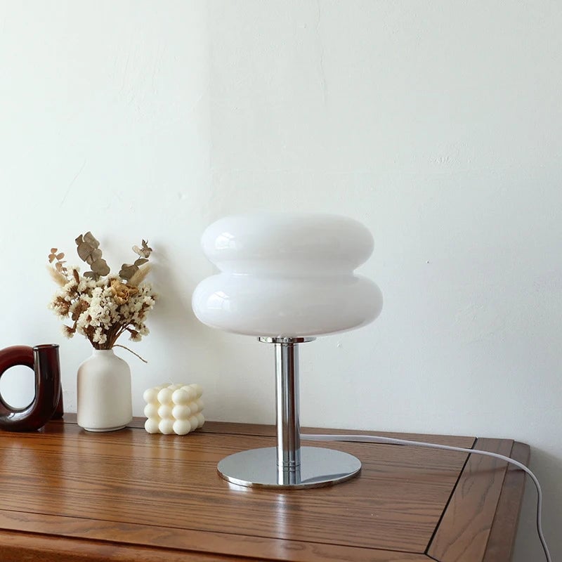 Macaron Glass Table Lamp - Trichromatic Dimming Eye Protection Light