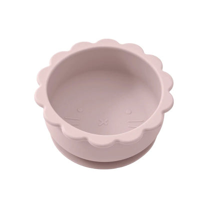 BPA Free Silicone Baby Bowl - Lion Shape with Suction Base