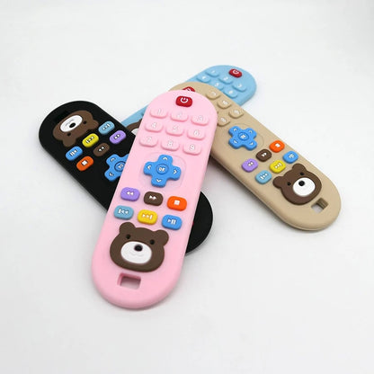 Silicone Remote Control Baby Teether Toys 1-4 Pack Kids Safe