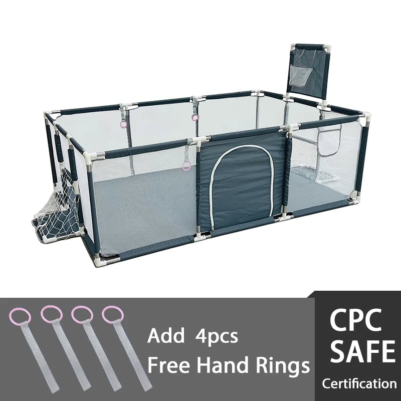 Large Indoor Baby Playpen Safety Barrier Fence Corralito Groundbox