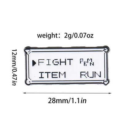 Alloy Cartoon Alphabet Brooch - Personalized Letter Badge Pin