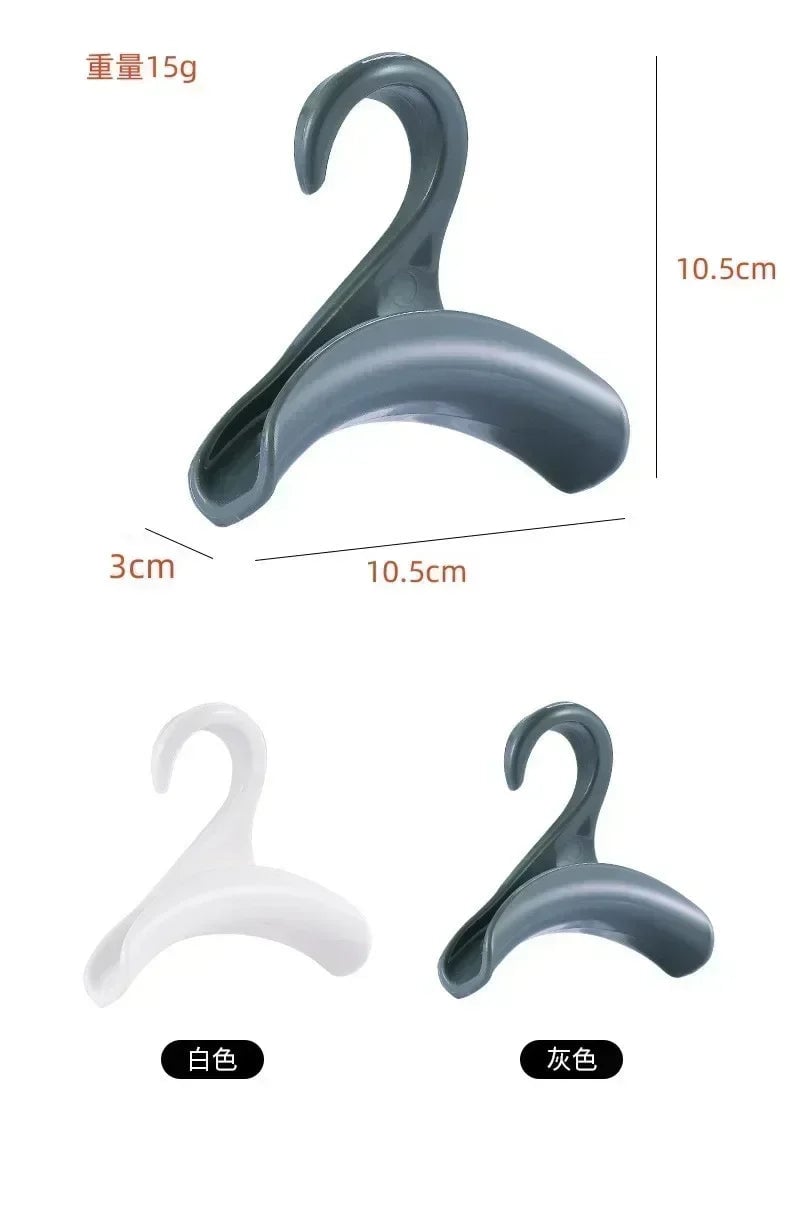 5-Pack Handbag Hooks - Multi-Purpose Wardrobe Storage Organizer