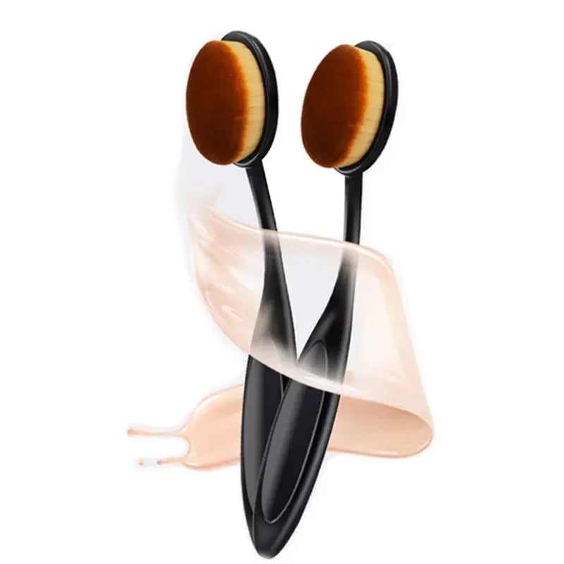 Toothbrush Foundation Brush Set - Large Dense Bristles Makeup Tool