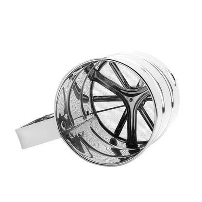 Stainless Steel Hand Held Flour Sieve - Fine Mesh Baking Sifter
