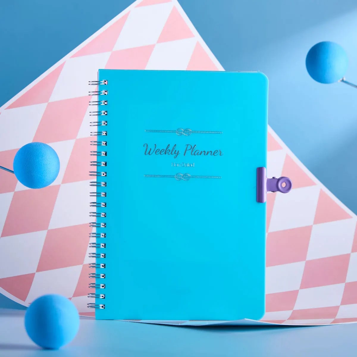 Daily Weekly Monthly Planner Notebook - Student Office Diary Journal