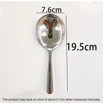 2pcs Heavy-Duty Commercial Kitchen Spoons - Heat-Resistant Handle