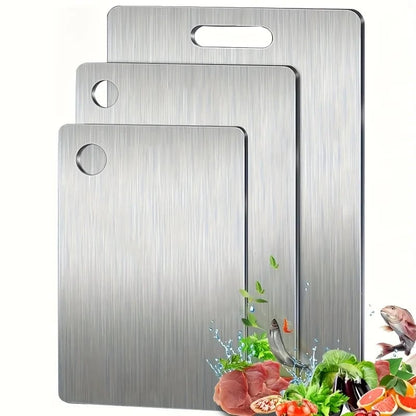 3pcs Stainless Steel Cutting Boards BPA-Free Dishwasher Safe