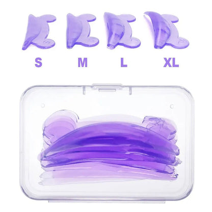 4 Pairs Silicone Eyelash Lifting Pads Reusable Perm Rods Kit