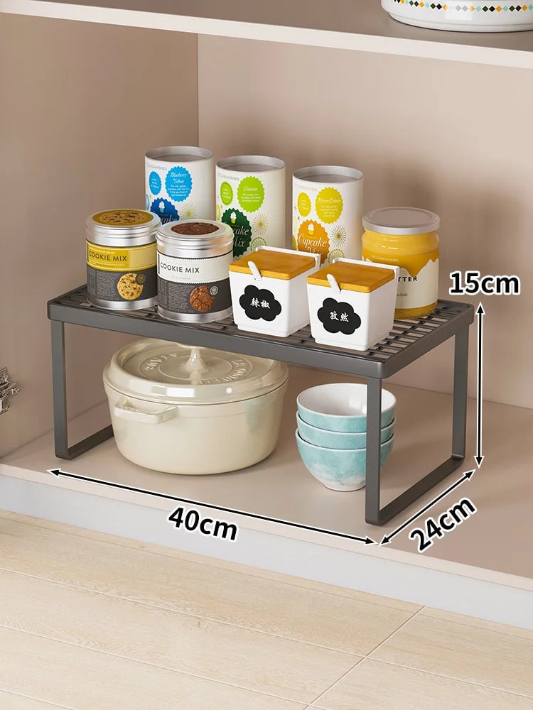 Multi-Layer Kitchen Countertop Organizer Spice Rack Storage Shelf
