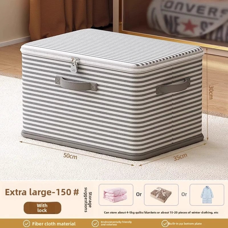 Lockable Foldable Storage Box - Password Protected Organizer