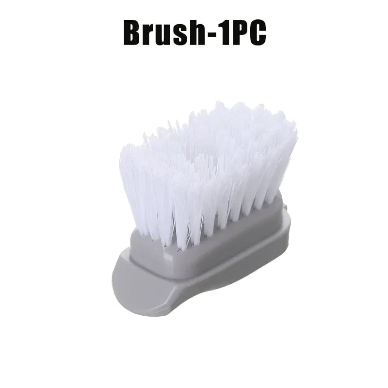 Soap Dispensing Kitchen Sponge Brush Long Handle Press Type Scrubber