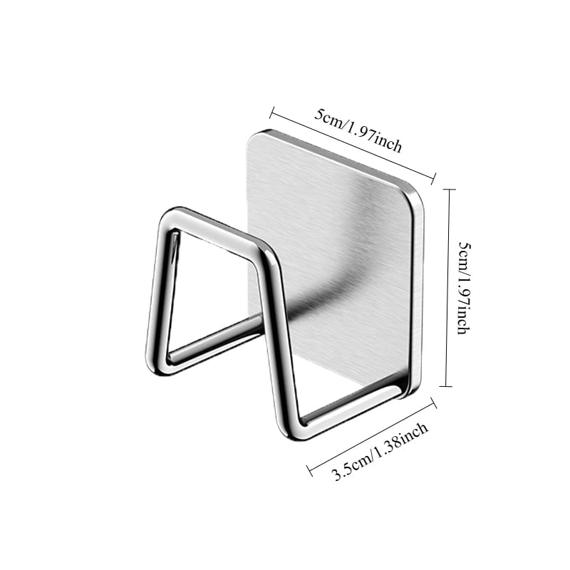 Wall-Mounted Kitchen Sink Storage Rack - Punch-Free Pot Lid Holder