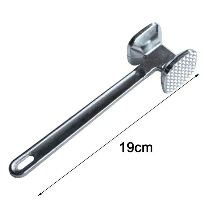Zinc Alloy Meat Tenderizer Hammer - Heavy Duty Mallet for Beef Steak