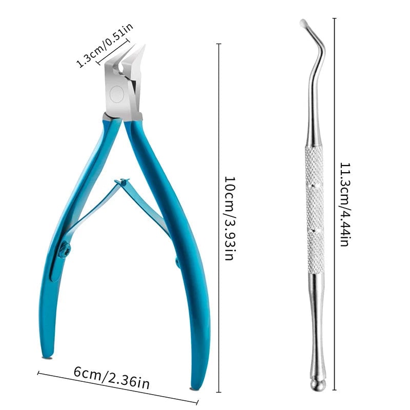 Professional Stainless Steel Ingrown Thick Toenail Clipper Nipper