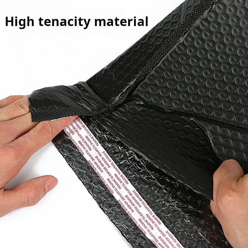 Black Bubble Envelope Bags Self-Sealing Multiple Sizes Shipping