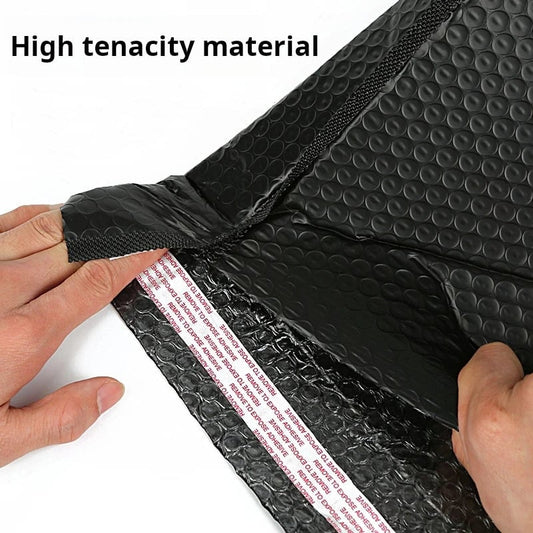 Black Bubble Envelope Bags Self-Sealing Multiple Sizes Shipping