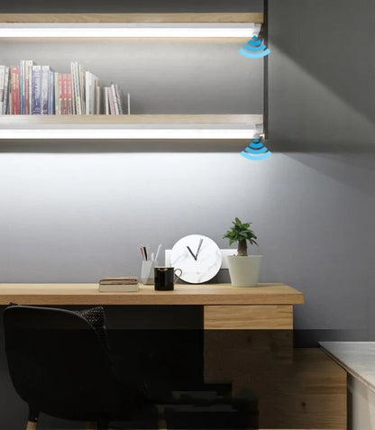 USB Rechargeable PIR Motion Sensor LED Cabinet Light Wireless