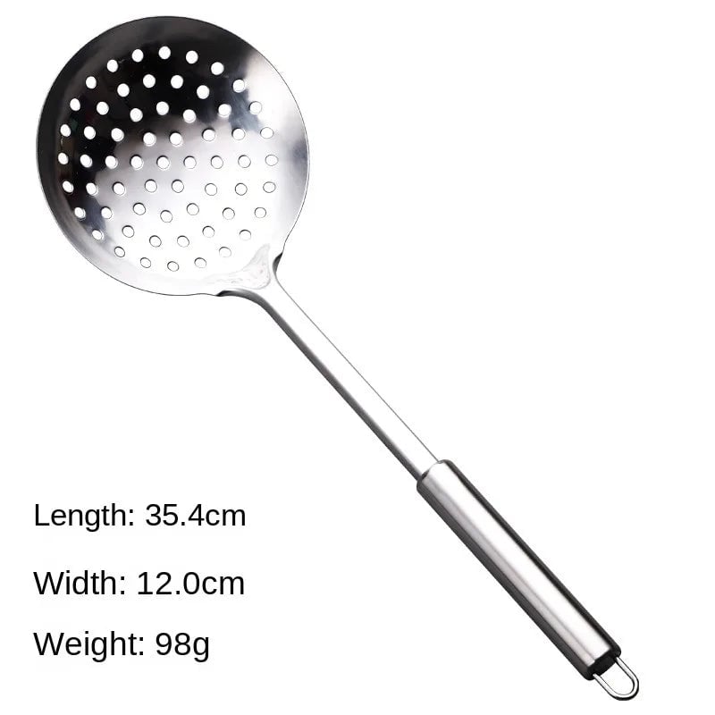 Stainless Steel Wok Spatula Set Long Handle Kitchen Utensils