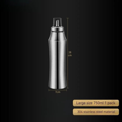 304 Stainless Steel Oil Storage Jar - Leakproof Large Capacity