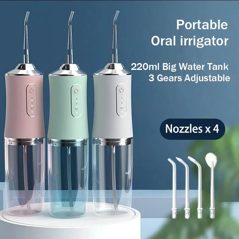 Portable Electric Sonic Dental Irrigator Teeth Scaler Tartar Remover