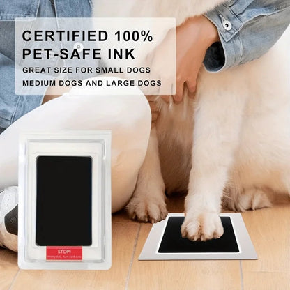 Inkless Pet Paw Print Commemorative Kit - Dog Cat Memorial Keepsake
