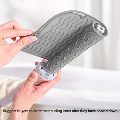 Silicone Heat Resistant Mat for Hair Styling Tools & Hot Irons