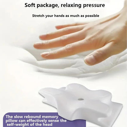 Memory Foam Butterfly Cervical Pillow Orthopedic Neck Pain Relief