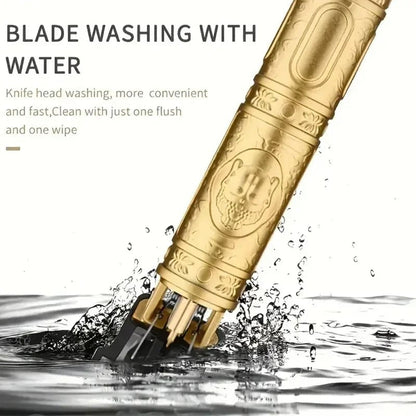USB Electric Hair Clipper Beard Trimmer Dragon Buddha Design Pro