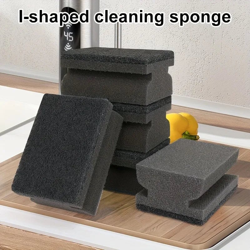 3-Pack Double-Sided Non-Scratch Scouring Sponges for Kitchen